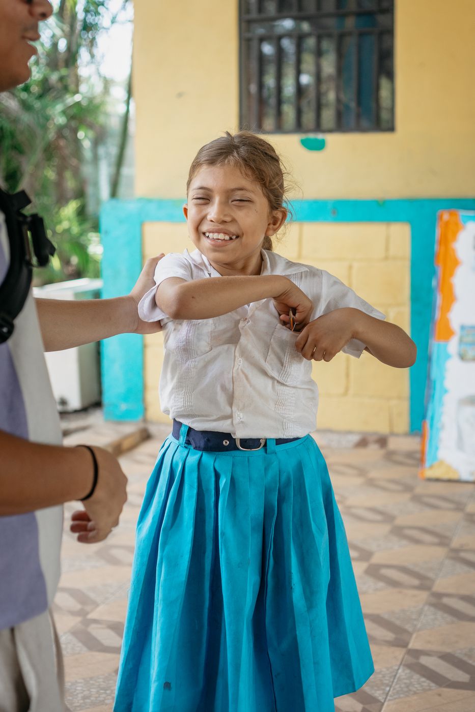 Carmencita e il suo papà in Honduras